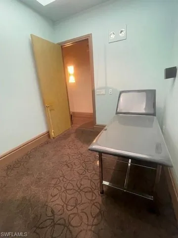 View of carpeted office