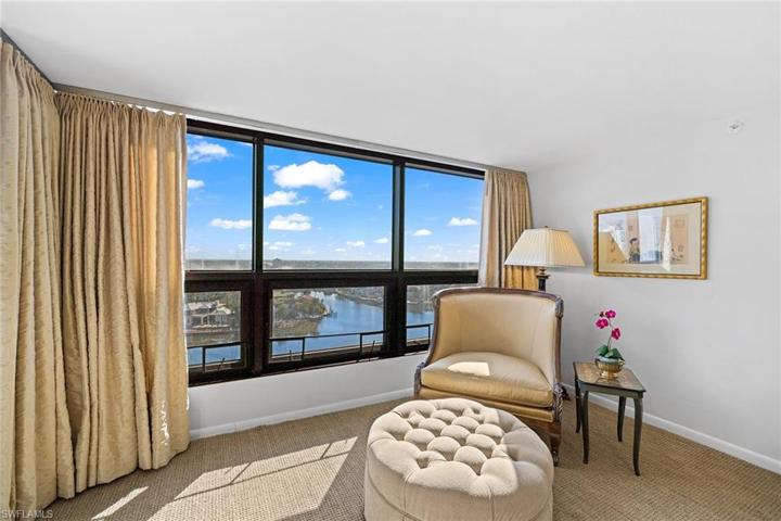 Primary Room Sitting Area with water views