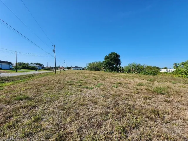 Expansive land parcel with a clear, open expanse