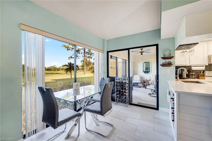 DINING AREA WITH SLIDER TO LANAI