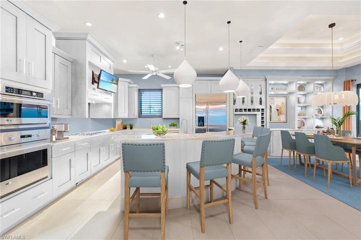 Virtually changed with lighter cabinets