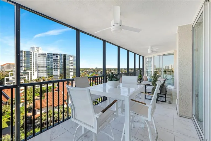 4651 Gulf Shore Blvd 806 - Oversized screened in balcony with Gulf and Bay views