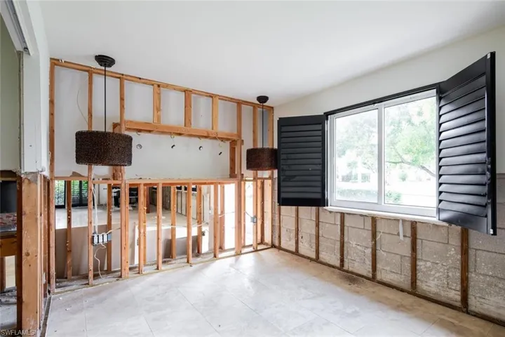 View of spare room