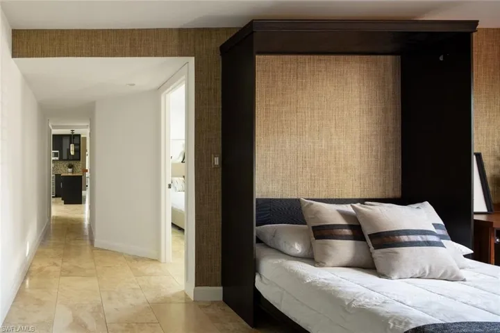 View of tiled bedroom