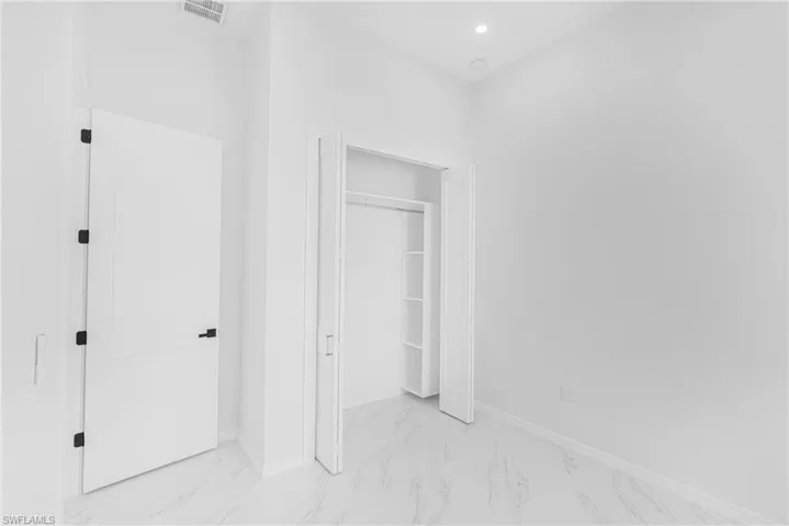 Closet with visible vents