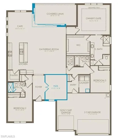 Floor plan with structurals