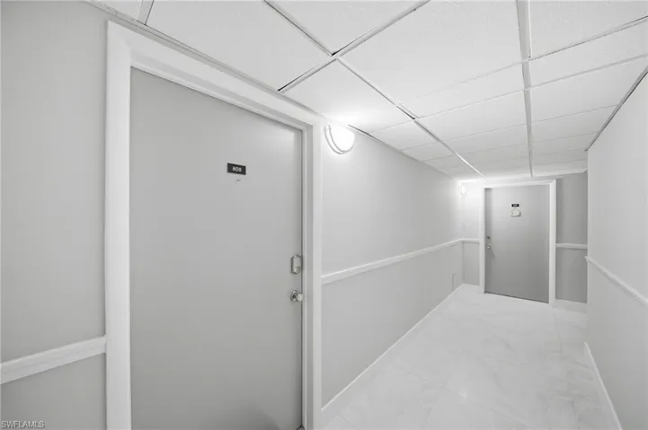 Interior corridors have fresh paint and new flooring.
