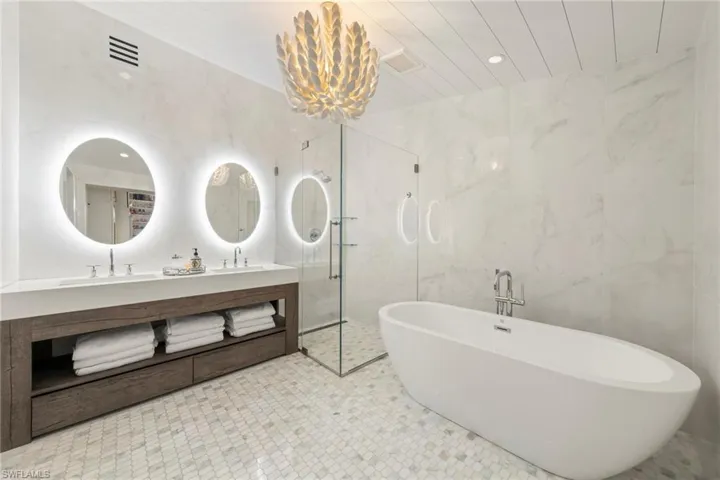 A Sculptural Soak in Marble Calm
