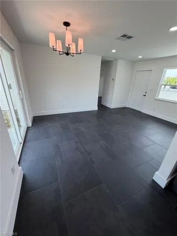 View from kitchen