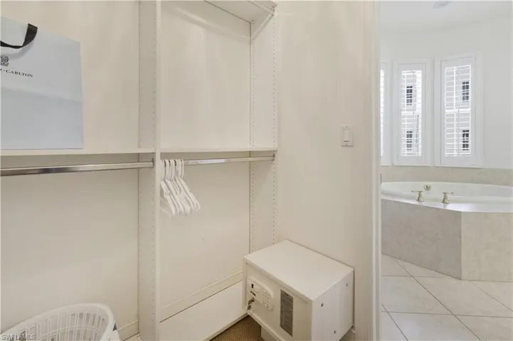 Floor mounted closet safe also.
