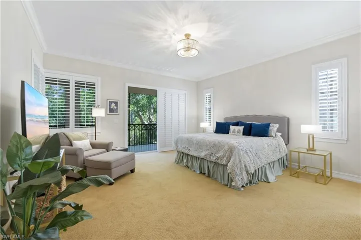 Spacious master suite