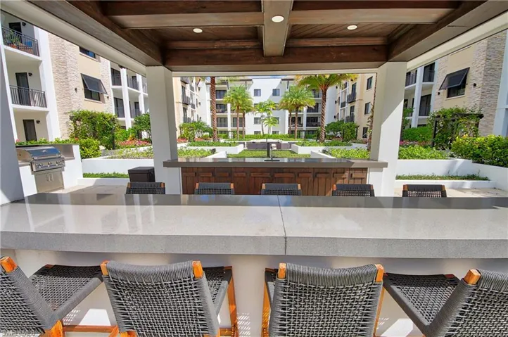 Covered Bar/Al Fresco Eating Area at Pool Courtyard Area