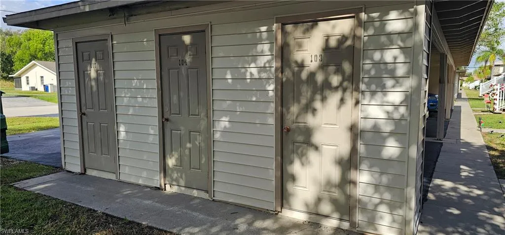 View of outdoor structure