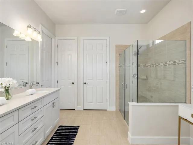 Oversized primary bathroom