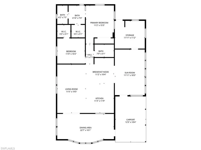 View of home floor plan