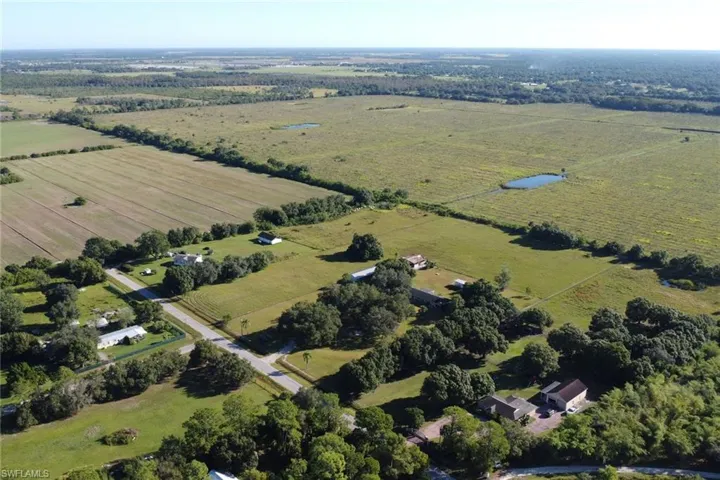 View of property location with rural landscape and large plots for crops