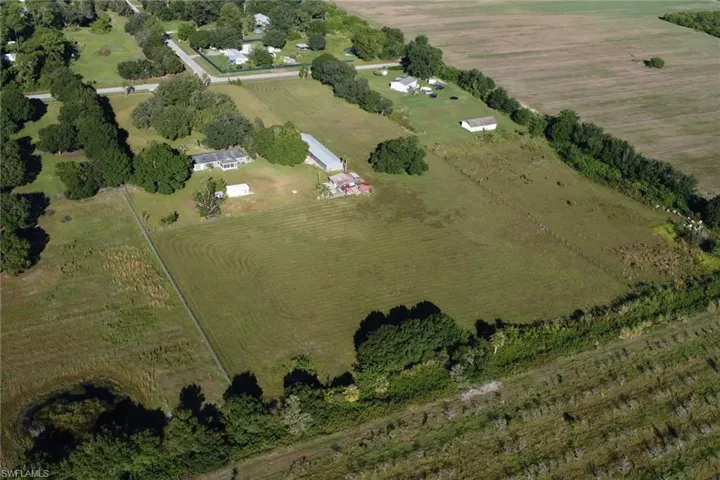 View of property location with rural landscape and large plots for crops