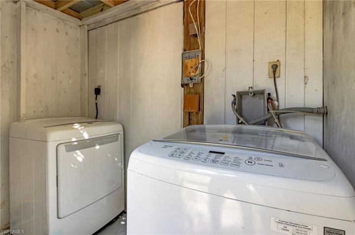 Ground Level Laundry.