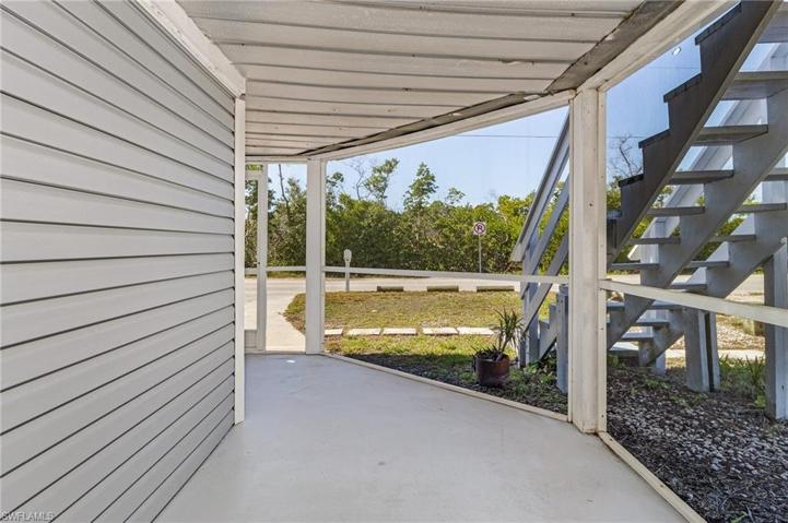 Ground Level screened porch.