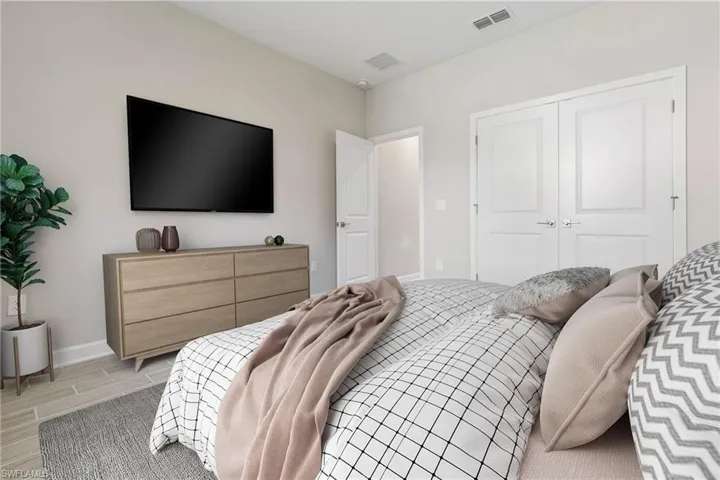 Bedroom with a closet