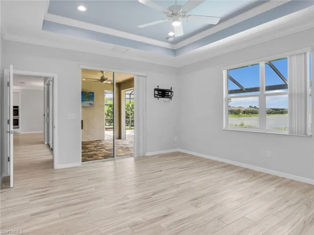 Lake views from Master Bedroom