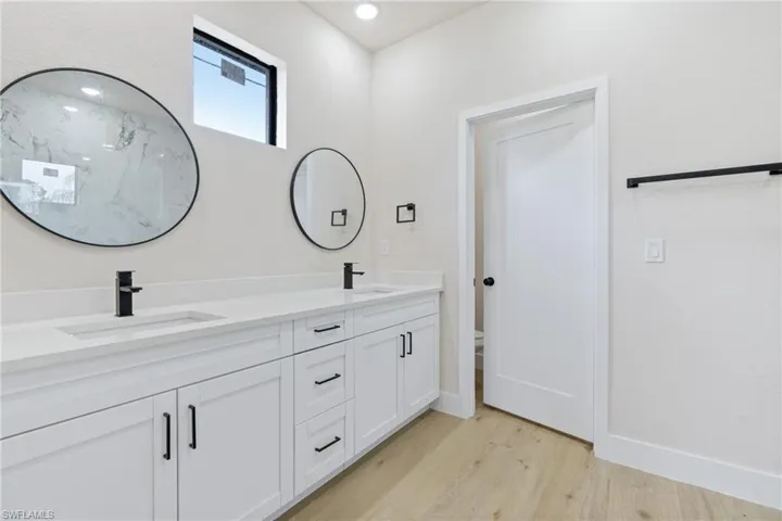 Master Bathroom oversized vanity, and double sink