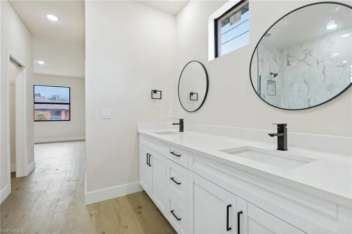 Master Bathroom featuring dual bowl vanity
