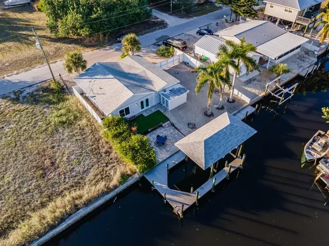 View from above of property