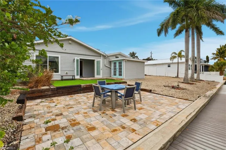 View of patio / terrace with outdoor dining space and french doors