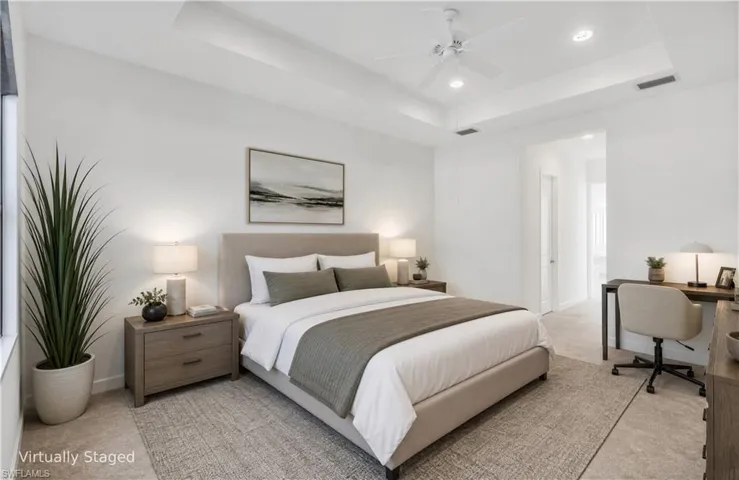 STAGED BEDROOM