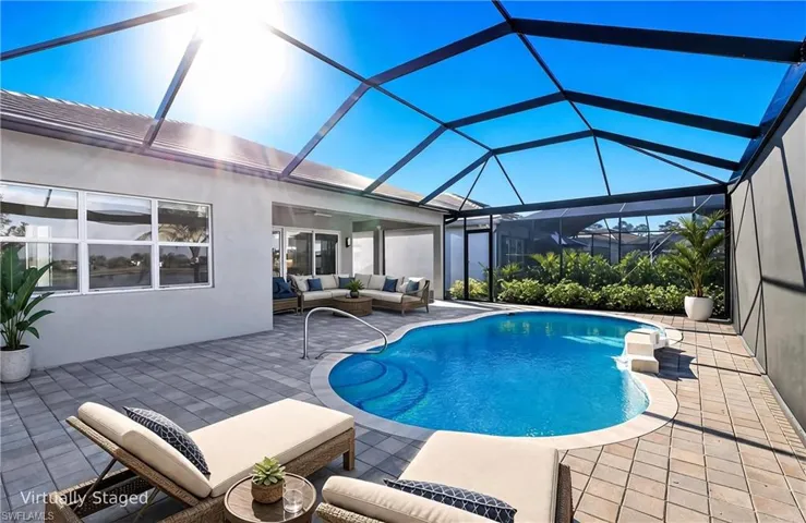 STAGED POOL AREA