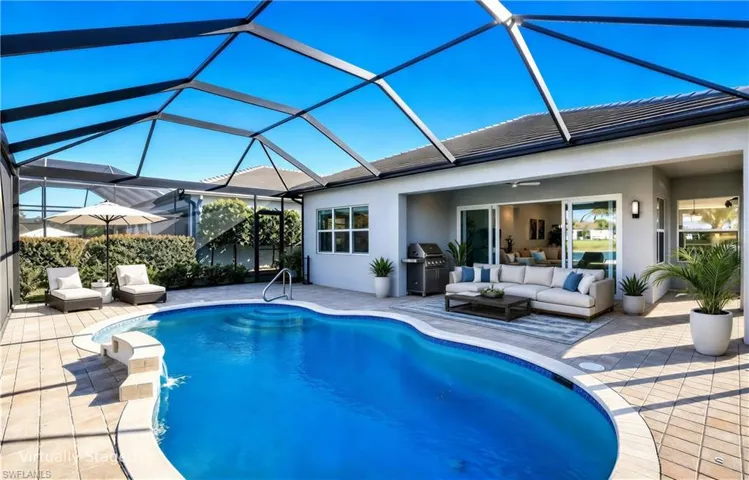 STAGED POOL AREA