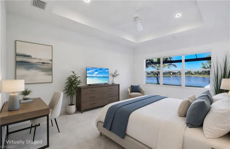 STAGED BEDROOM