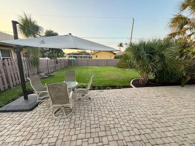 View of patio