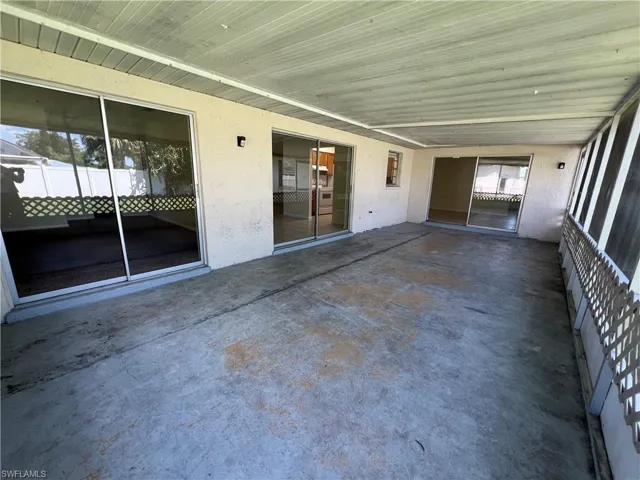 View of patio