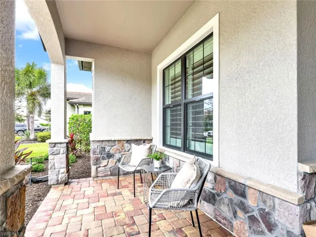 Heated Saltwater Pool & Spa with Extended Patio with Private Landscape View & East Exposure