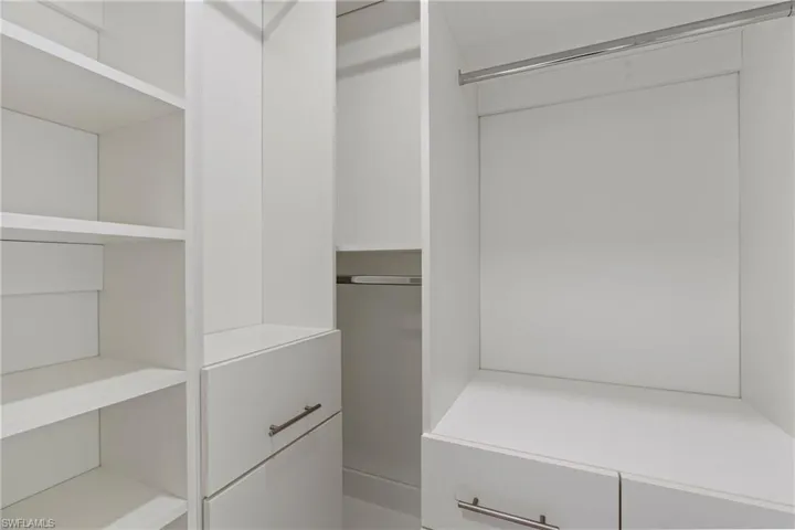 View of spacious closet