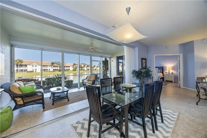 Dining Area with Lake View