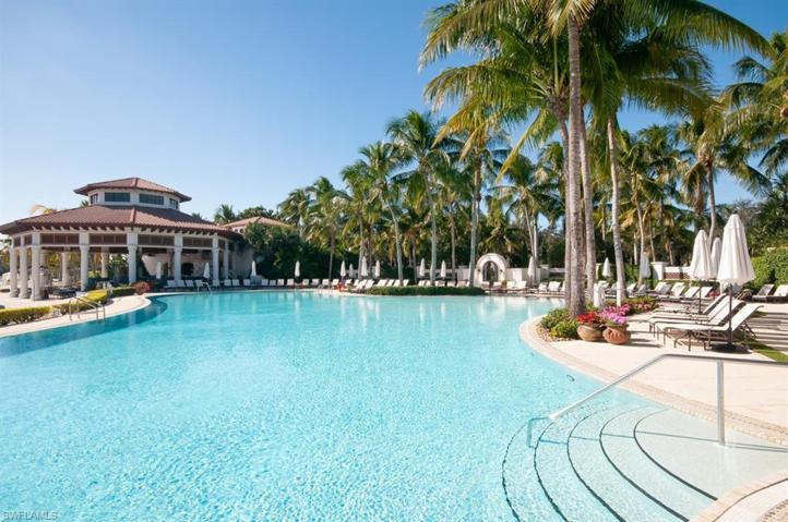 Lounge area at the Miromar Pool and Beach Grill