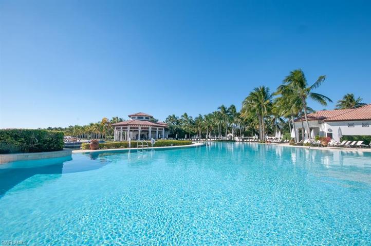 Master Pool and view of the Miromar Outdoor Grill