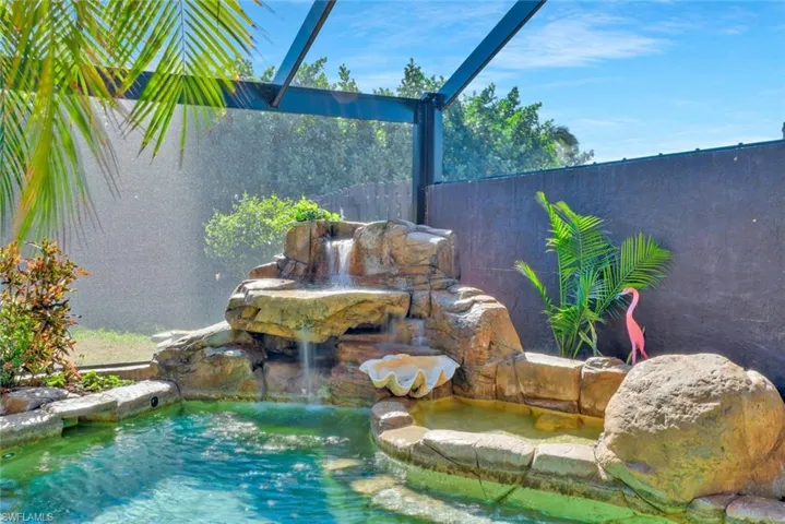 View of pool
