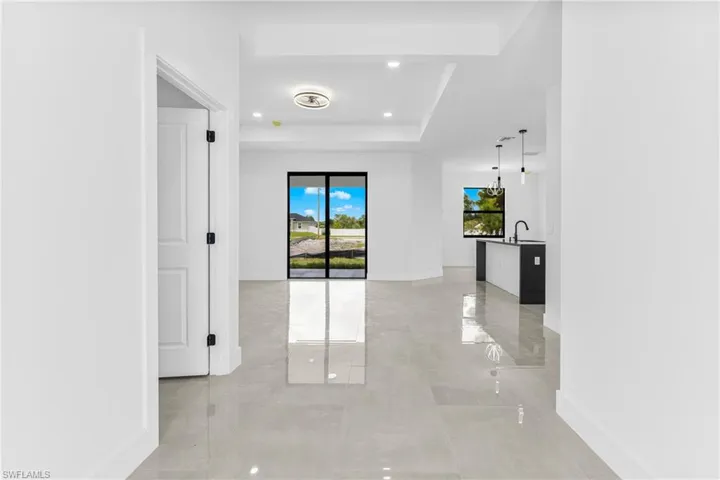 Hall with sink