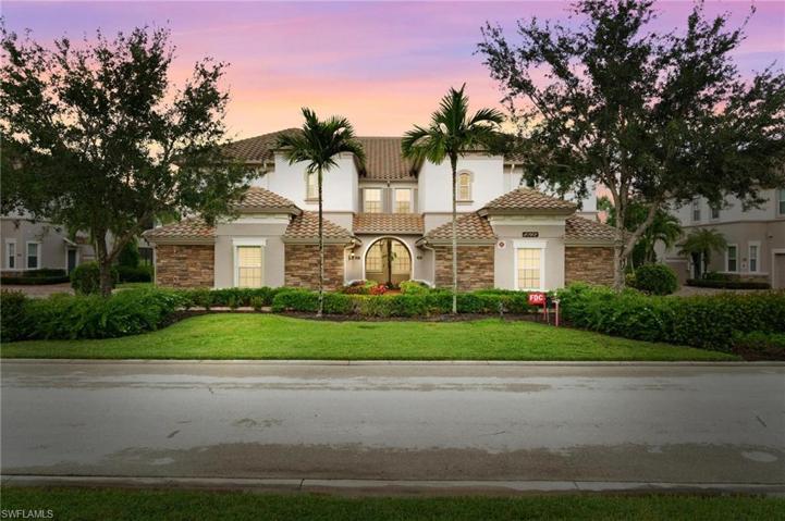 Experience stunning sunset skies every night over a sparkling, long lake and golf course view from your elevated, expansive patio. nNew interior paint throughout. Den has been converted into 4th bedroom w/large walk-in closet. Overall - the unite feels upgraded w/a designer/luxe, high end finish level.
