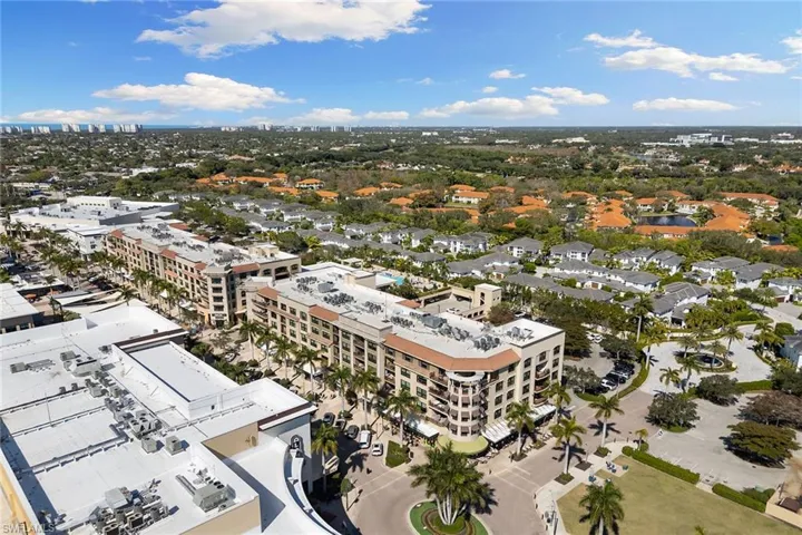 Aerial view of property's location with nearby urban area