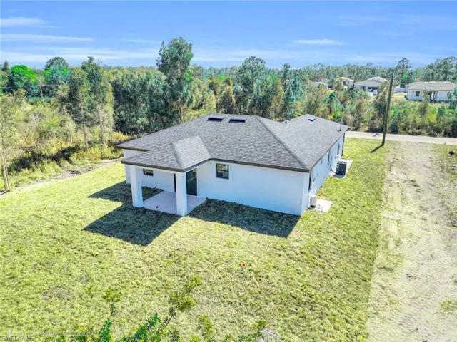View from above of property