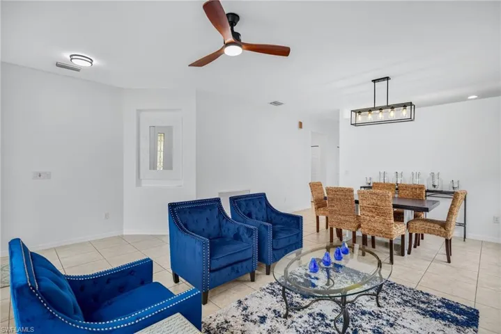 Living Room and Dining Area