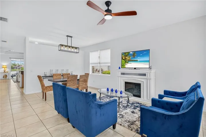 Living Room and Dining Area
