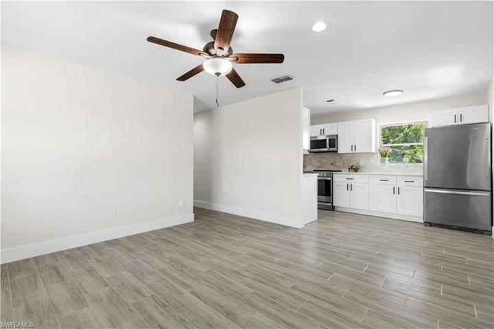 living room +dining room + kitchen