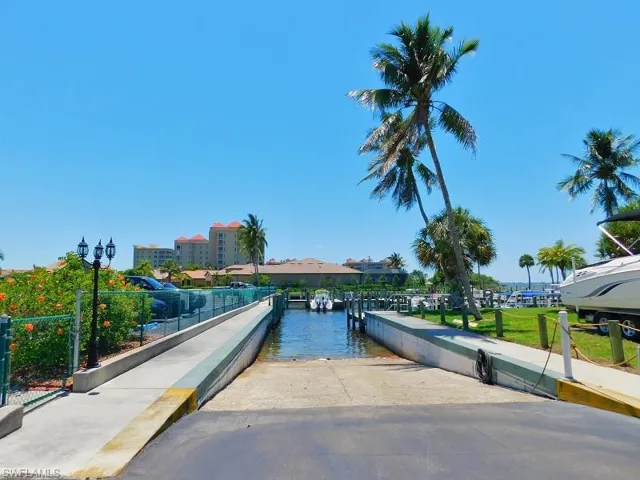 View of property's community featuring a boat ramp