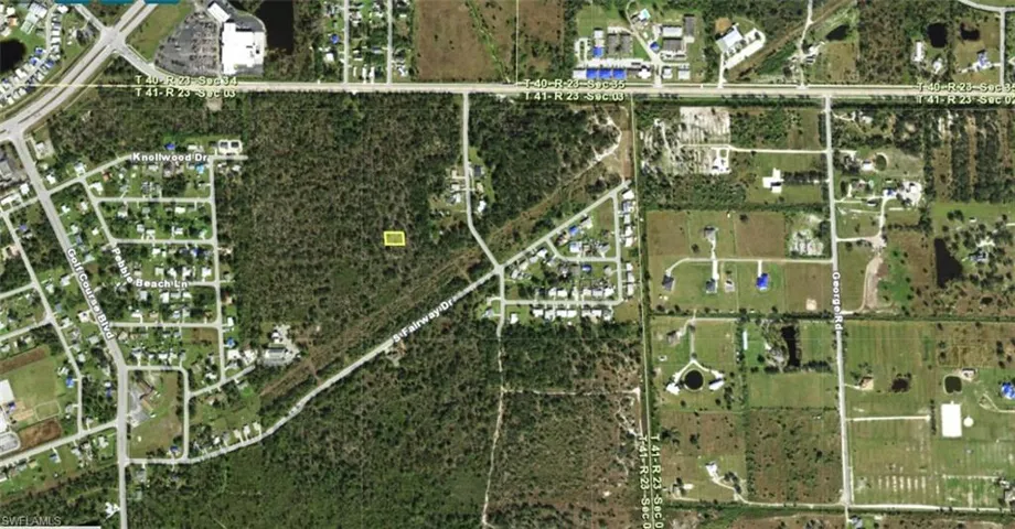 Aerial Map. Displaying the geographic layout and surrounding features of the property